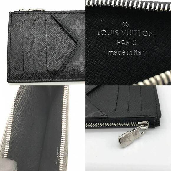 LOUIS VUITTON Black Monogram Card Holder - Picture 4 of 4